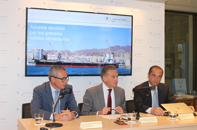 El Puerto de Málaga presenta su infraestructura para el tráfico agroalimentario a COFCO International