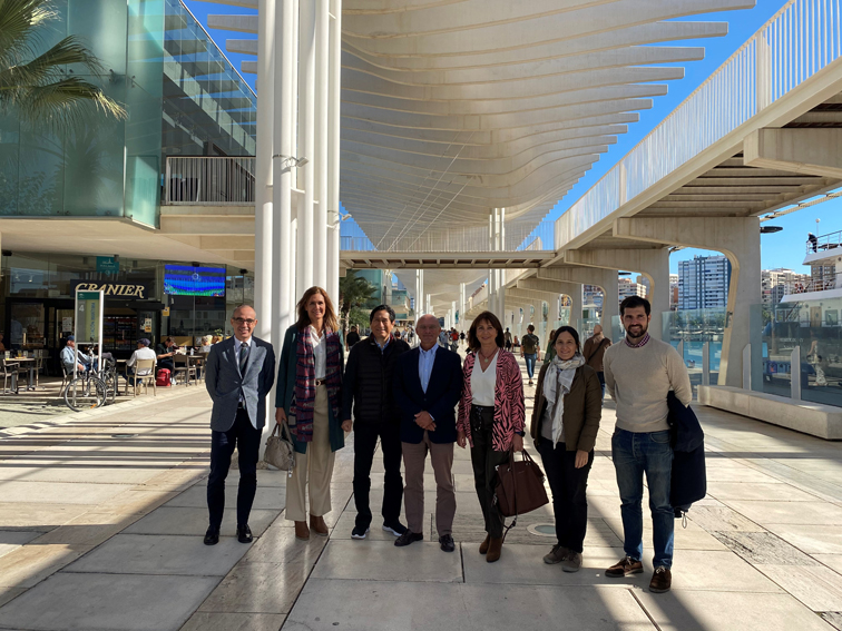 La naviera de lujo SeaDream Yacht Club visita Málaga