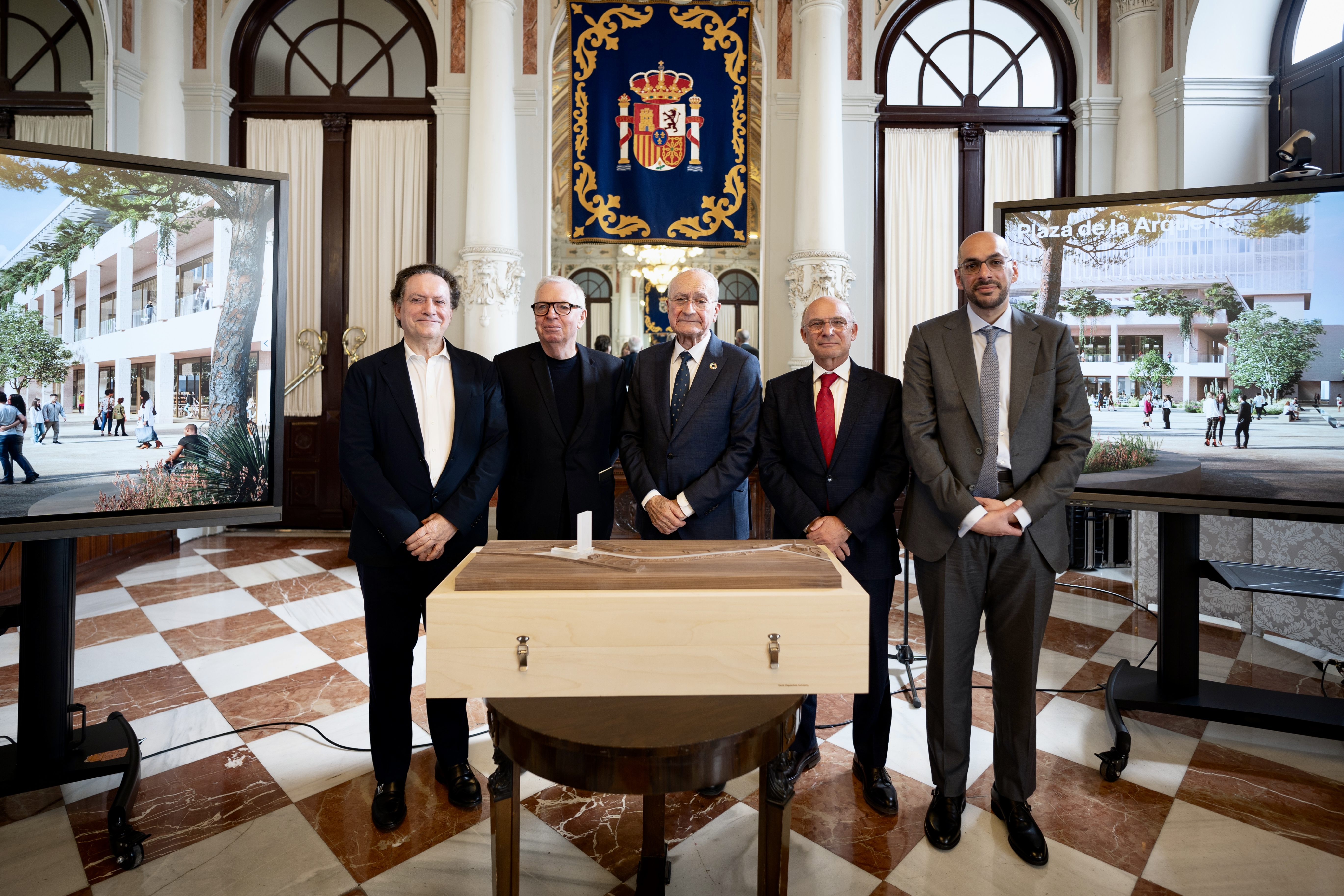 David Chipperfield avanza su proyecto para el Puerto de Málaga