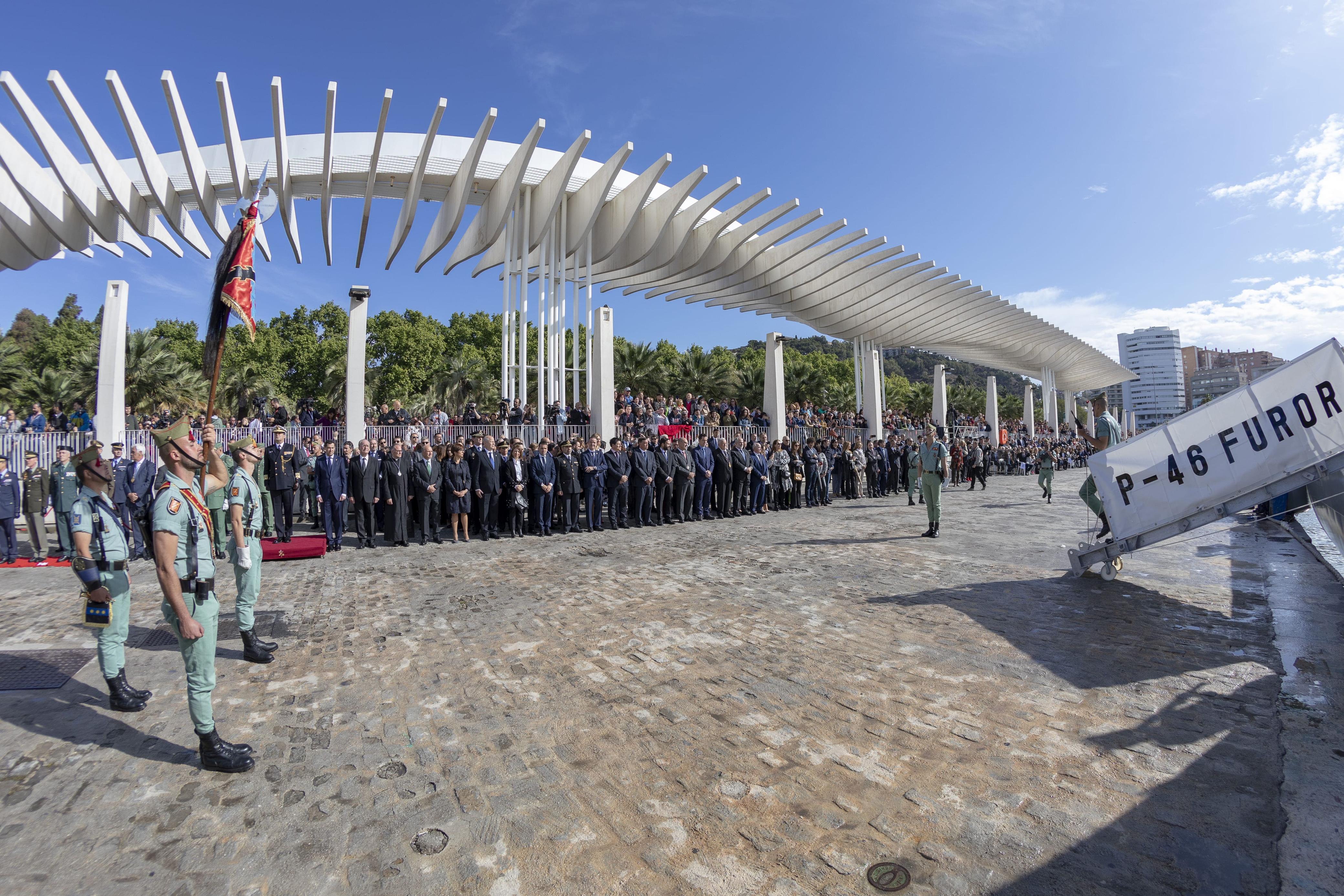 El muelle 2 del Puerto de Málaga acogerá el desembarco de La Legión el Jueves Santo